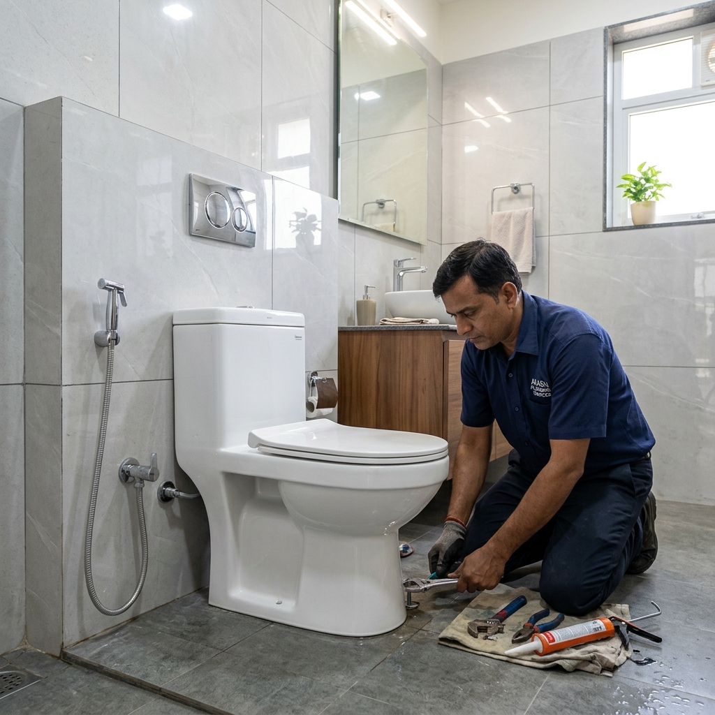 Western commode installation Hyderabad