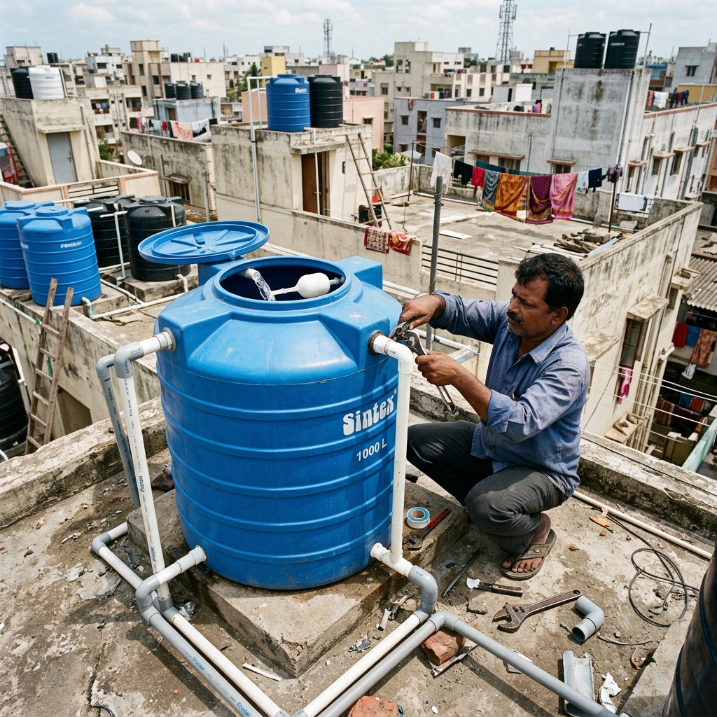 Overhead tank connection Hyderabad